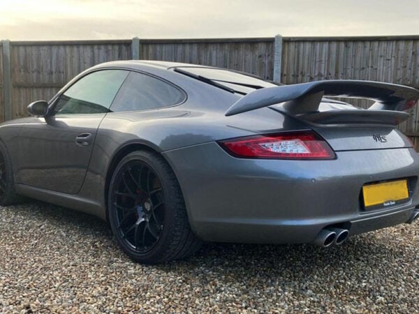 Porsche 911 997 carbon fiber gt2m style rear wing boot spoiler with boot lid