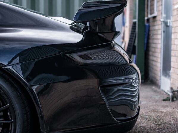 Porsche 911 997 carbon fiber pd gt3 rs style rear wing boot spoiler with boot lid