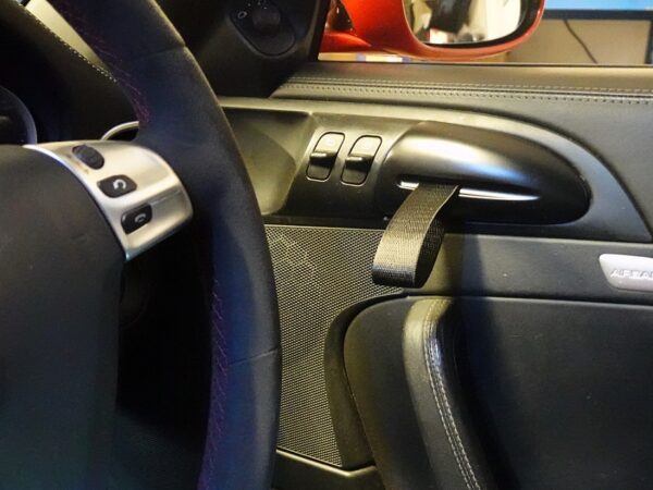 Porsche 997 911 987 boxster cayman gt3 rs style black door pull handles