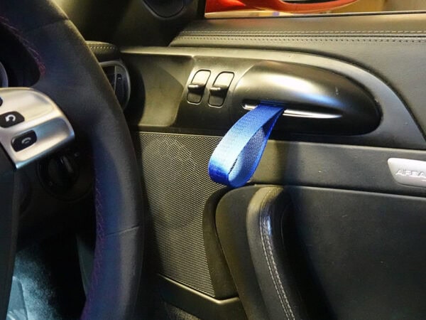 Porsche 997 911 987 boxster cayman gt3 rs style blue door pull handles