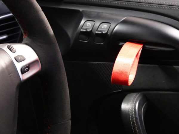 Porsche 997 911 987 boxster cayman gt3 rs style red door pull handles