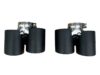 PORSCHE 911 997 Carrera S CARBON FIBRE Rolled Edge Exhaust Tips