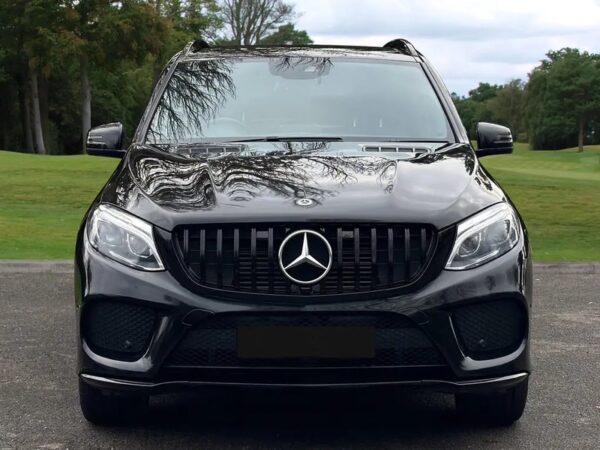 Mercedes-benz gle class w166 amg 15-18 gloss black panamericana gt style grille