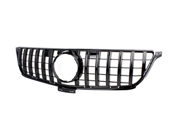 Mercedes-benz gle class w166 amg 15-18 gloss black panamericana gt style grille