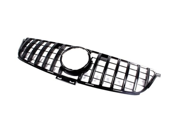 Mercedes-benz gle class w166 amg 15-18 gloss black panamericana gt style grille