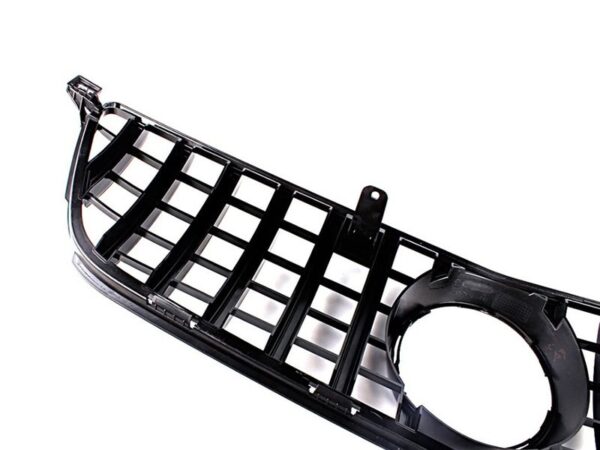 Mercedes-benz gle class w166 amg 15-18 gloss black panamericana gt style grille