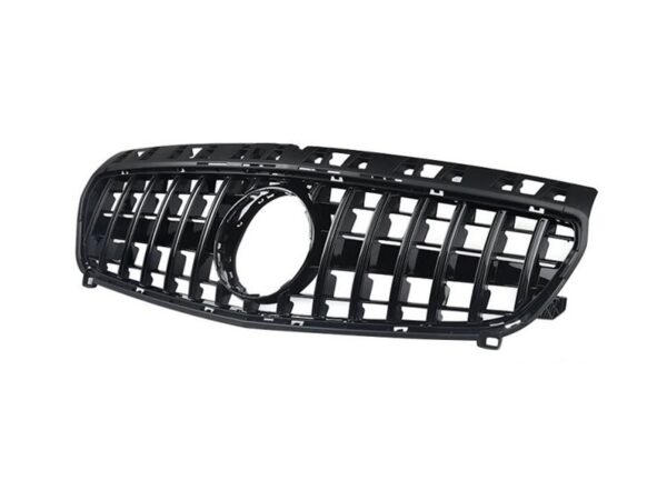 Mercedes-benz a class w176 a45 amg 12-15 gloss black panamericana gt style grille