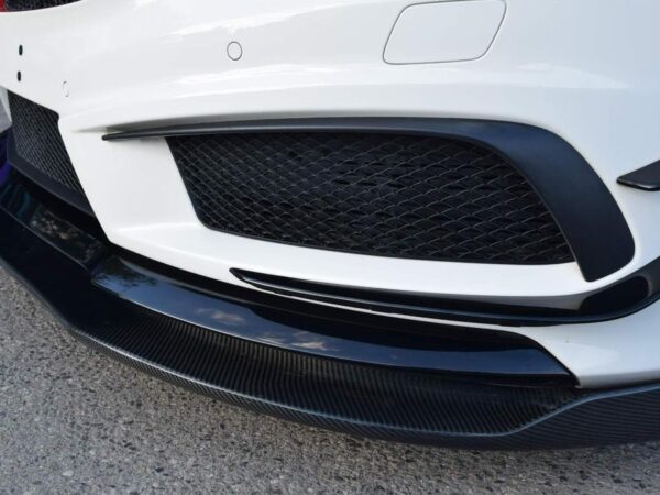 Mercedes-benz a class w176 a45 amg revozport style carbon fiber front splitter