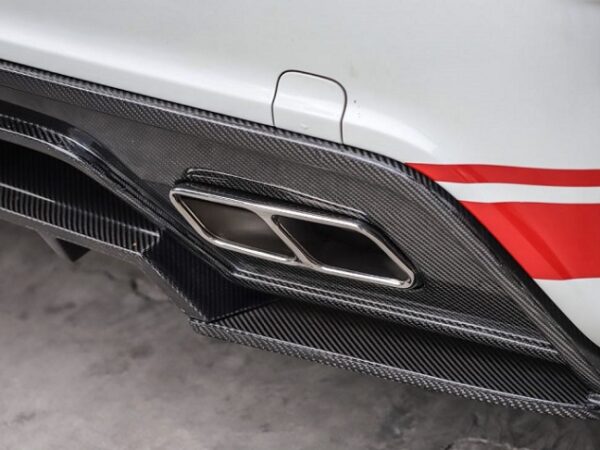 Mercedes-benz a class w176 a45 amg revozport style carbon fiber rear diffuser