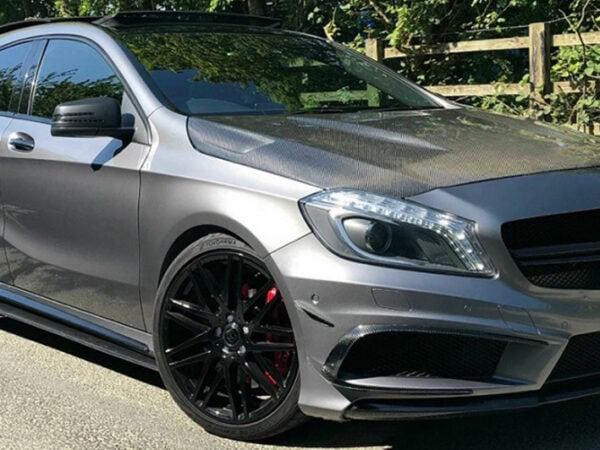 MERCEDES-BENZ A Class A45 W176 CLA Class CLA45 C117 REVOZPORT Style CARBON FIBER Side Skirts