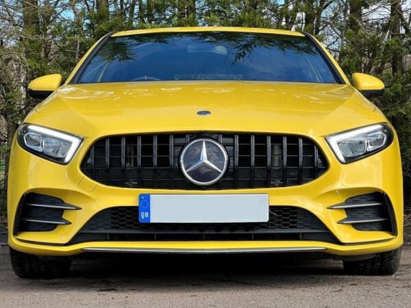 Mercedes-benz a class w177 a35 amg gloss black panamericana gt style grille