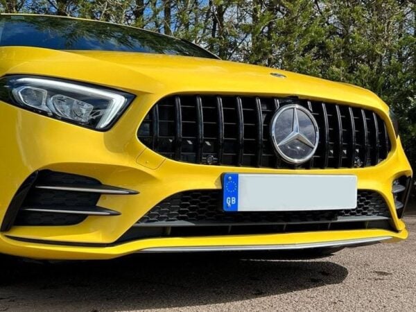 Mercedes-benz a class w177 a35 amg gloss black panamericana gt style grille
