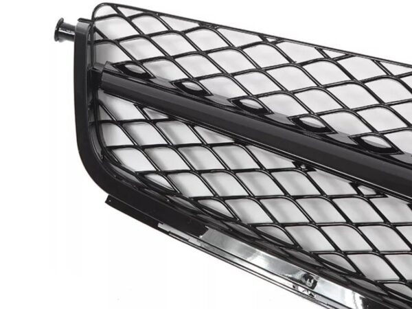 Mercedes-benz c class c204 s204 w204 c63 amg gloss black honeycomb style grille