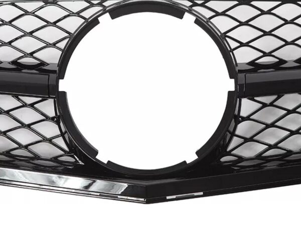 Mercedes-benz c class c204 s204 w204 c63 amg gloss black honeycomb style grille