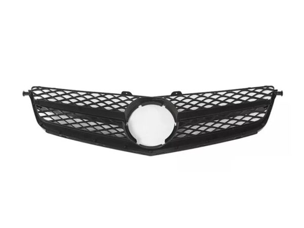 Mercedes-benz c class c204 s204 w204 c63 amg gloss black honeycomb style grille