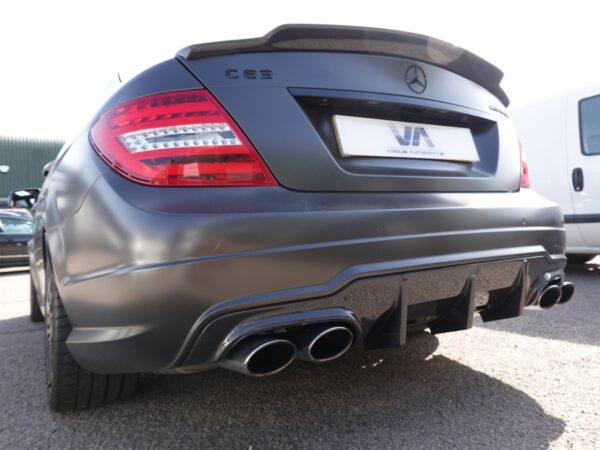 Mercedes w204 carbon fibre boot spoiler – c74 style - saloon