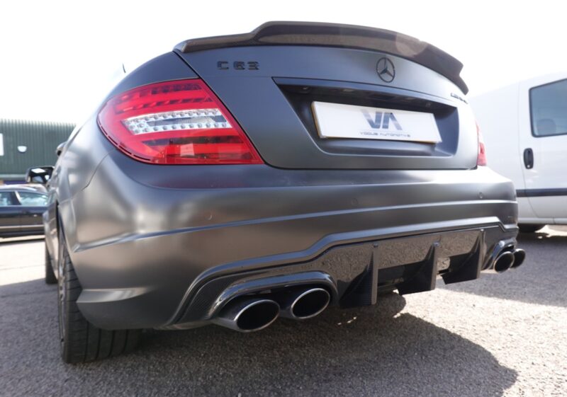 Mercedes w204 carbon fibre boot spoiler – c74 style - saloon