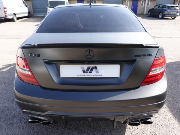 Mercedes w204 carbon fibre boot spoiler – c74 style - saloon
