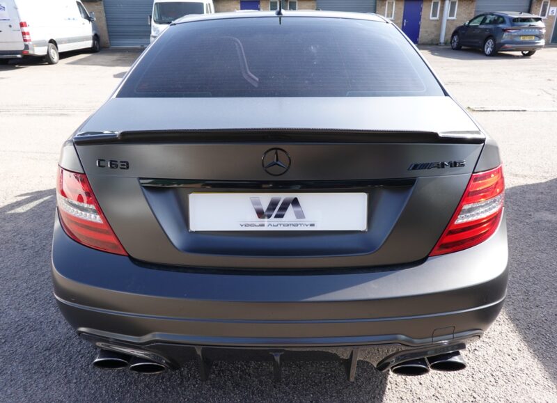 Mercedes w204 carbon fibre boot spoiler – c74 style - saloon