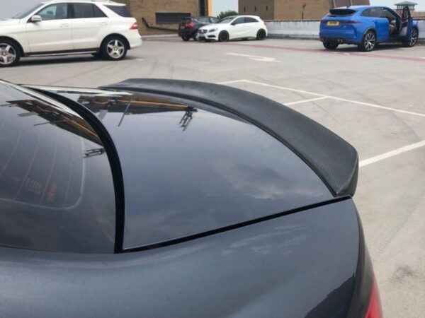 Mercedes-benz c class w204 saloon vath style carbon fiber boot spoiler