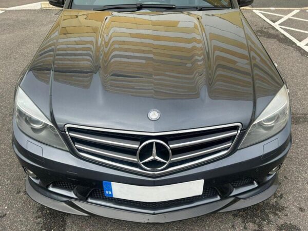 Mercedes benz c class s204 w204 c63 amg godhand style carbon fiber front splitter