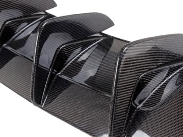 Mercedes-benz c204 s204 w204 c63 amg dtm style carbon fiber rear diffuser