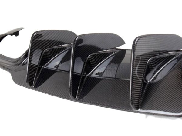 Mercedes-benz c204 s204 w204 c63 amg dtm style carbon fiber rear diffuser