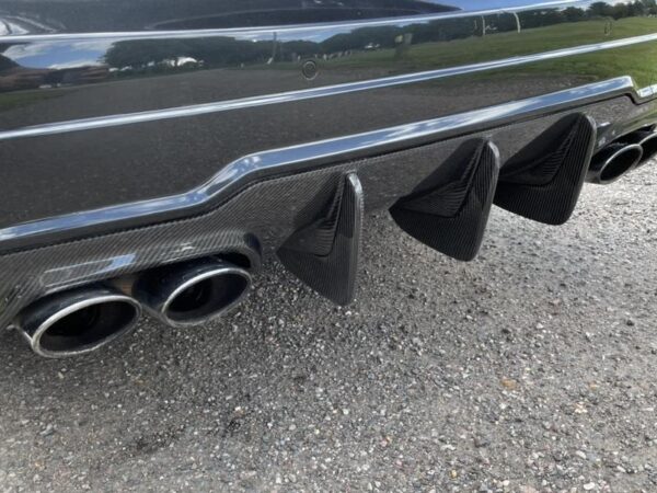 Mercedes-benz c204 s204 w204 c63 amg dtm style carbon fiber rear diffuser