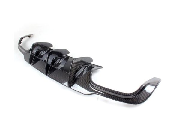Mercedes-benz c204 s204 w204 c63 amg dtm style carbon fiber rear diffuser