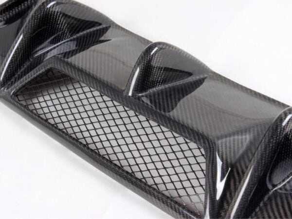 Mercedes-benz c204 s204 w204 c63 amg vrs style carbon fiber rear diffuser