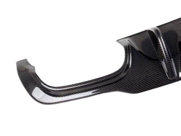 Mercedes-benz c204 s204 w204 c63 amg vrs style carbon fiber rear diffuser