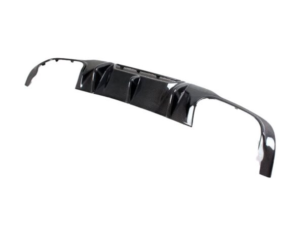Mercedes-benz c204 s204 w204 c63 amg vrs style carbon fiber rear diffuser