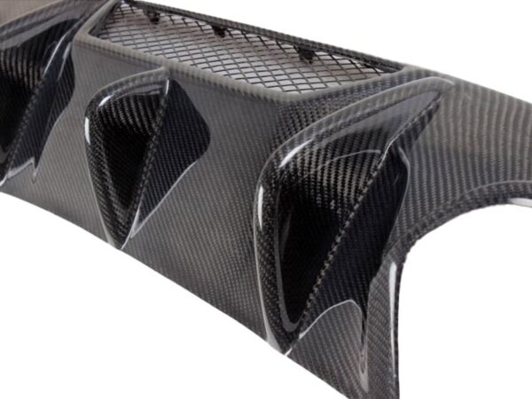 Mercedes-benz c204 s204 w204 c63 amg vrs style carbon fiber rear diffuser