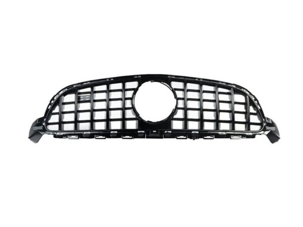 Mercedes-benz c class a205 c205 s205 w205 c63 14-18 gloss black panamericana gt style grille w/o cam