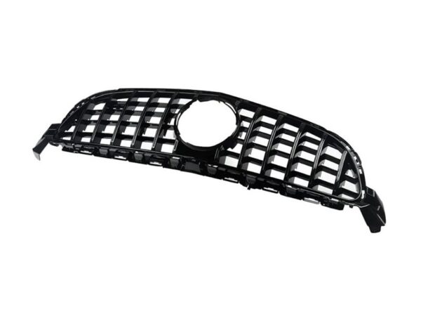 Mercedes-benz c class a205 c205 s205 w205 c63 14-18 gloss black panamericana gt style grille w/o cam