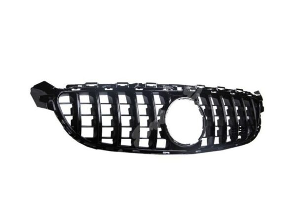 Mercedes-benz c class c205 w205 c63 19+ gloss black panamericana gt style grille
