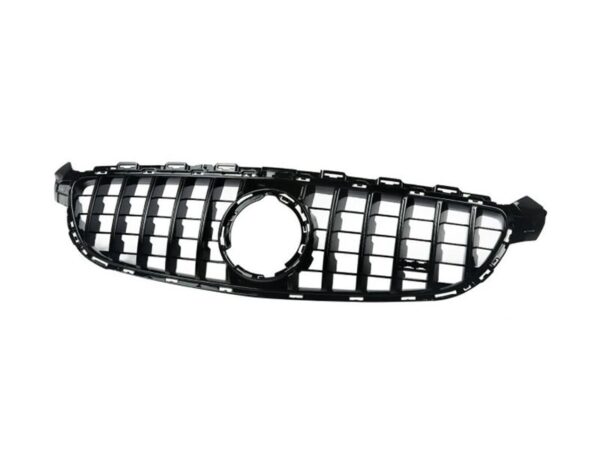 Mercedes-benz c class c205 w205 c63 19+ gloss black panamericana gt style grille
