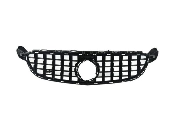 Mercedes-benz c class c205 w205 c63 19+ gloss black panamericana gt style grille