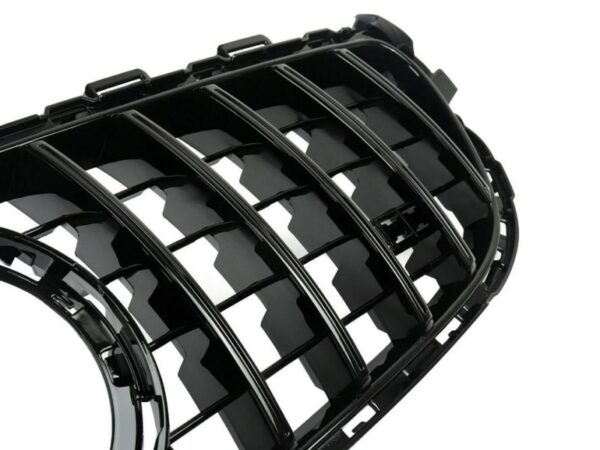 Mercedes-benz c class c205 w205 c63 19+ gloss black panamericana gt style grille