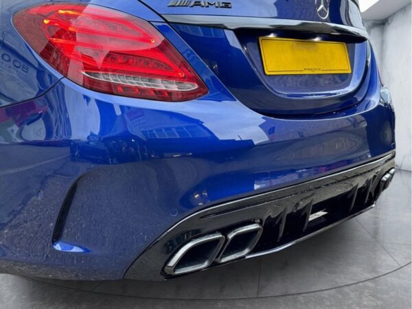 Mercedes-benz a205 c205 w205 s205 amg stainless steel gloss black exhaust tips