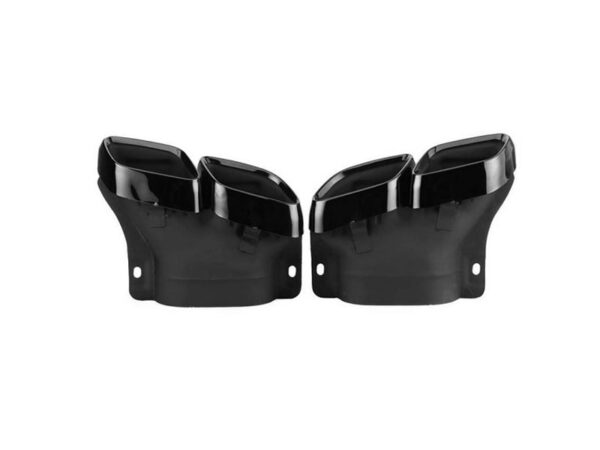 Mercedes-benz a205 c205 w205 s205 amg stainless steel gloss black exhaust tips