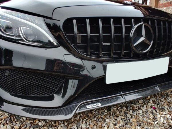 Mercedes-benz c class s205 w205 amg carbon fiber front splitter