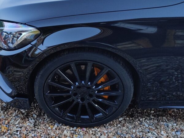 Mercedes-benz c class s205 w205 amg carbon fiber front splitter