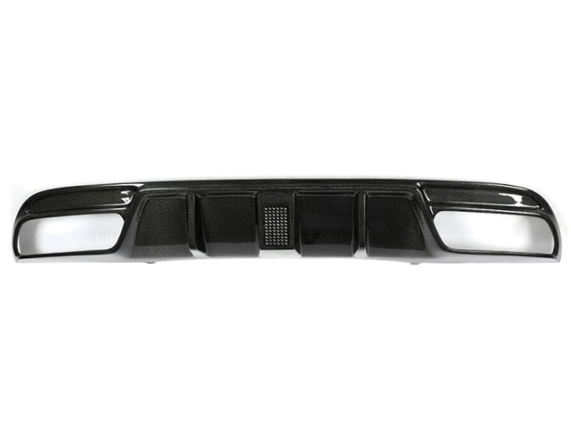 MERCEDES-BENZ S205 W205 SALOON C63 AMG CARBON FIBER Rear Diffuser With LED