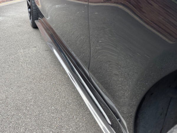 Mercedes-benz c class w205 c63 psm style carbon fiber side skirts