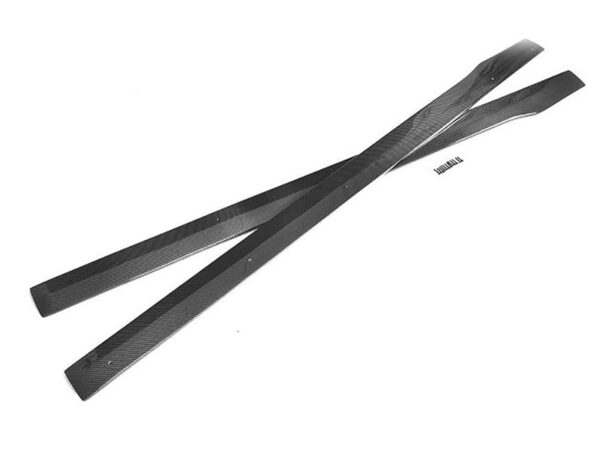 Mercedes-benz c class w205 c63 amg style carbon fiber side skirts