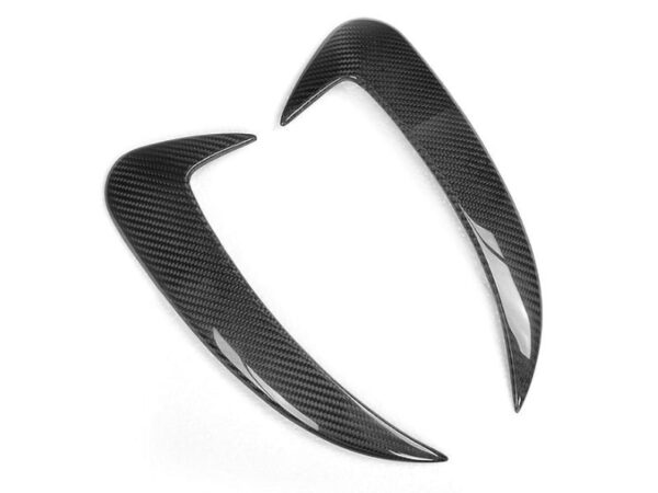Mercedes-benz w205 saloon c63 amg carbon fiber rear bumper side vents trims