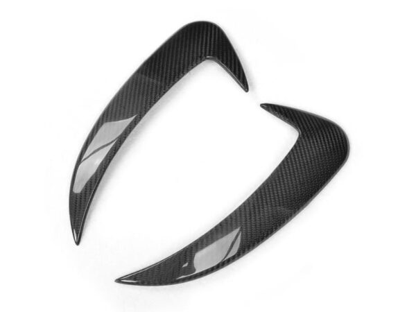 Mercedes-benz w205 saloon c63 amg carbon fiber rear bumper side vents trims