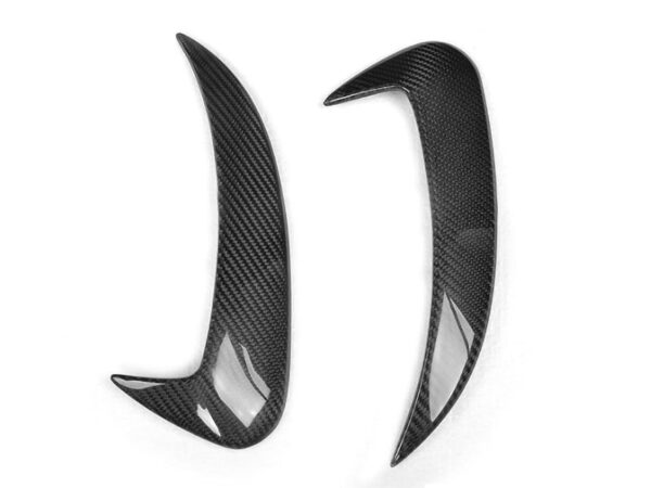 Mercedes-benz w205 saloon c63 amg carbon fiber rear bumper side vents trims