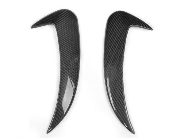 Mercedes-benz w205 saloon c63 amg carbon fiber rear bumper side vents trims